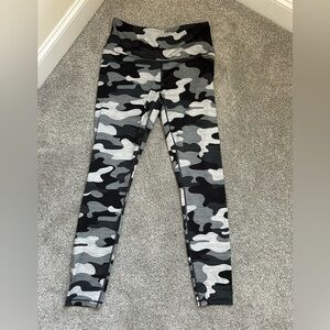 Reebok Gray Camouflage Leggings